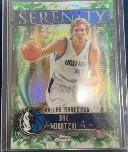 2025-26 Topps Chrome #SY-10 Dirk Nowitzki Serenity — front
