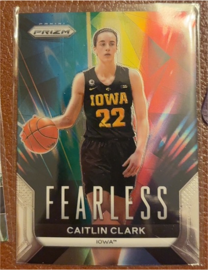 2024 Panini Caitlin Clark Collection Prizm Fearless #F2 Caitlin Clark — front