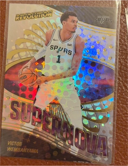 2024-25 Panini Revolution #23 Victor Wembanyama Supernova — front