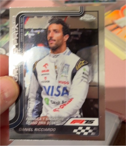 2025 Topps Chrome Formula 1 F1 #139 Daniel Ricciardo — front