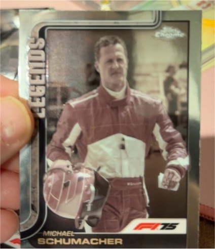 2025 Topps Chrome Formula 1 #158 Michael Schumacher (F1 Legends) — front