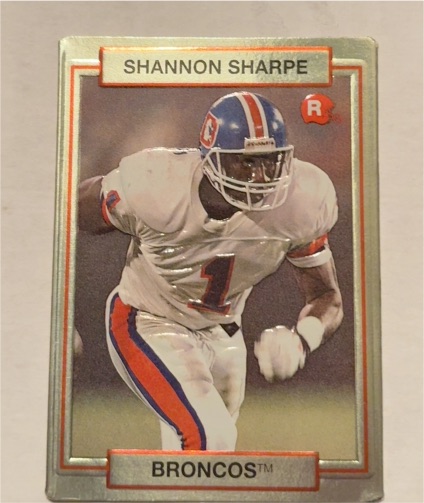 1990 Action Packed #46 Shannon Sharpe — front