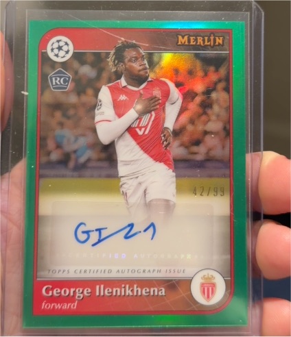 2024-25 Topps Merlin UEFA #171 George Ilenikhena — front