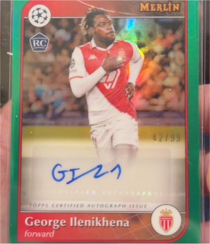 2024-25 Topps Merlin UEFA #AU-GI George Ilenikhena — front
