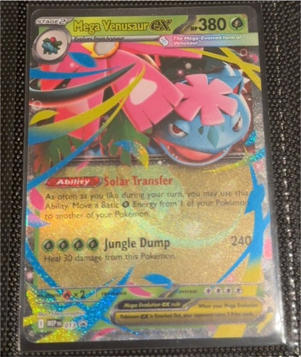 Mega Venusaur EX Black Star Promo #013 — front