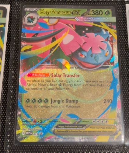 Mega Venusaur ex MEP 013 - Black Star Promo — front