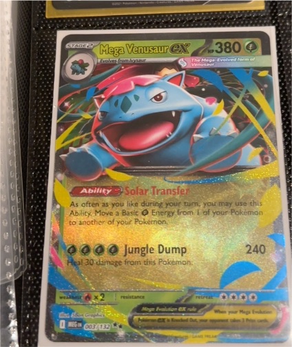 Mega Venusaur EX 003/132 Mega Evolution — front