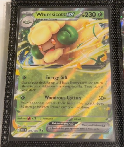 2022 Pokémon SV: White Flare #005 Whimsicott ex — front