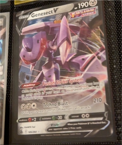 2021 Pokémon #185 Genesect V — front