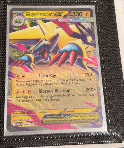 2014 Pokémon Mega Manectric EX #050 — front