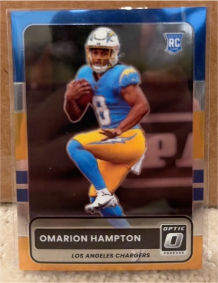 2025 Panini Donruss Optic 2015 Retro #6 Omarion Hampton — front