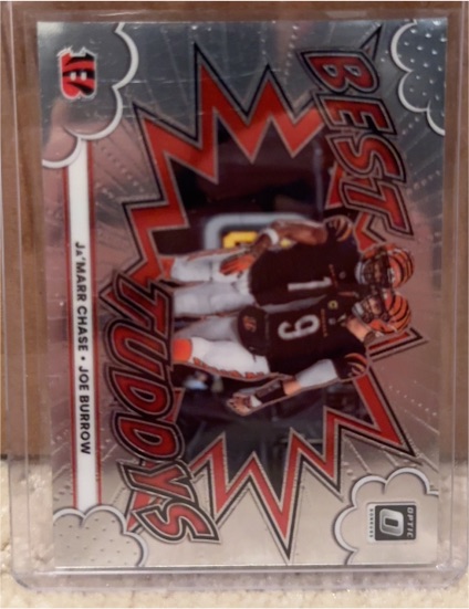 2025 Panini Donruss Optic #3 Ja'Marr Chase, Joe Burrow — front