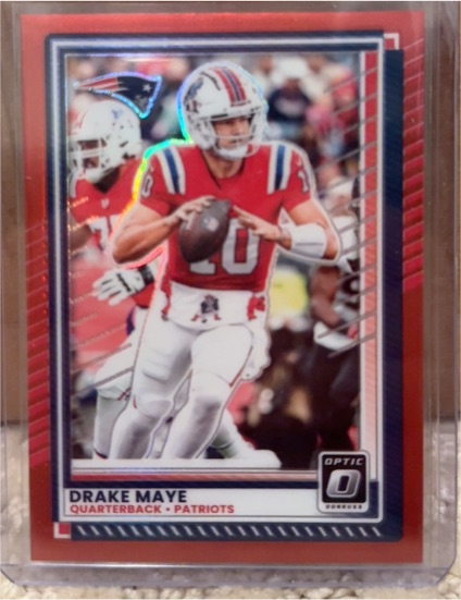 2025 Panini Donruss Optic #47 Drake Maye — front