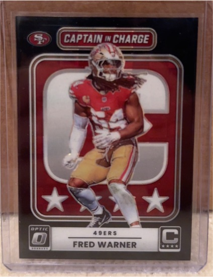 2024 Panini Donruss Optic #10 Fred Warner Captain in Charge — front
