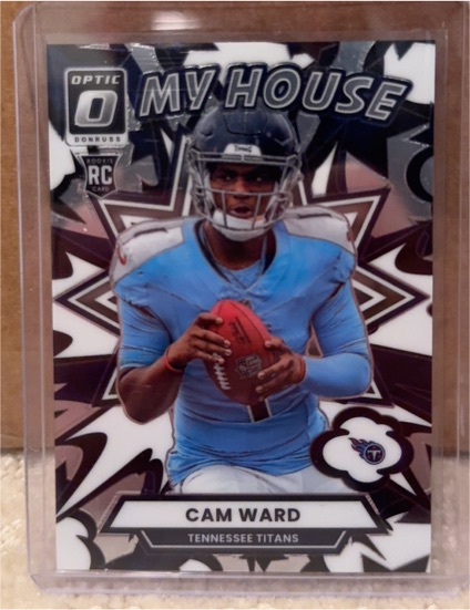 2025 Panini Donruss Optic #1 Cam Ward My House — front