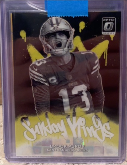2025 Panini Donruss Optic #19 Brock Purdy Sunday Kings — front
