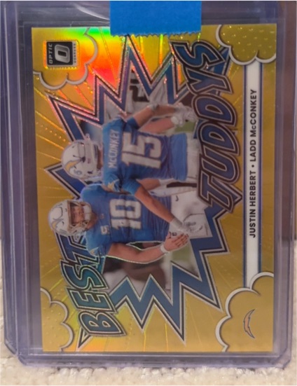 2025 Donruss Optic Best Tuddys #Justin Herbert Ladd McConkey — front