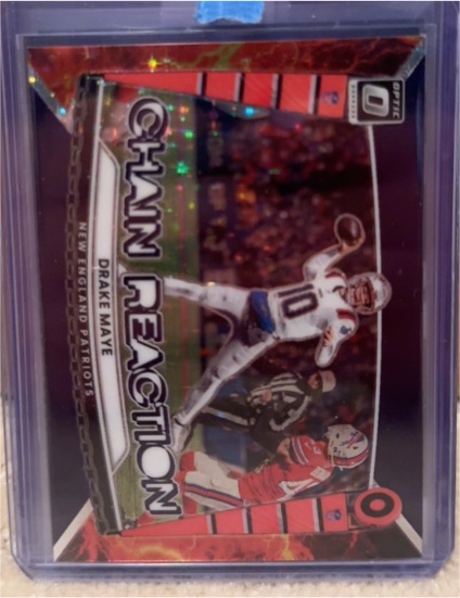 2024 Donruss Optic Chain Reaction #Drake Maye — front