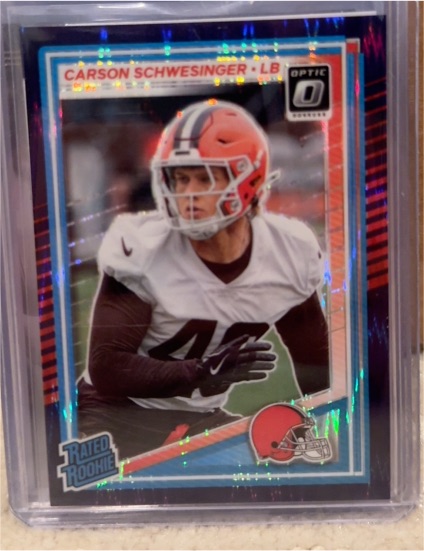 2025 Panini Donruss Optic #392 Carson Schwesinger — front