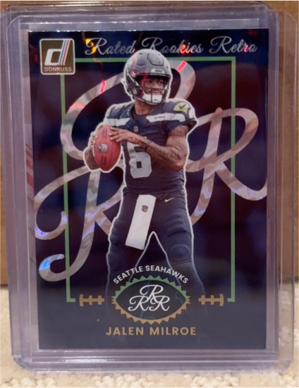 2025 Panini Donruss Rated Rookies Retro #16 Jalen Milroe — front