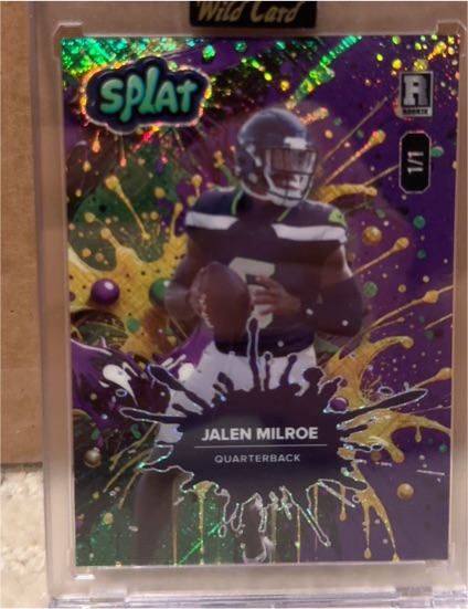 2025 Wild Card Splat #SPLAT Jalen Milroe — front