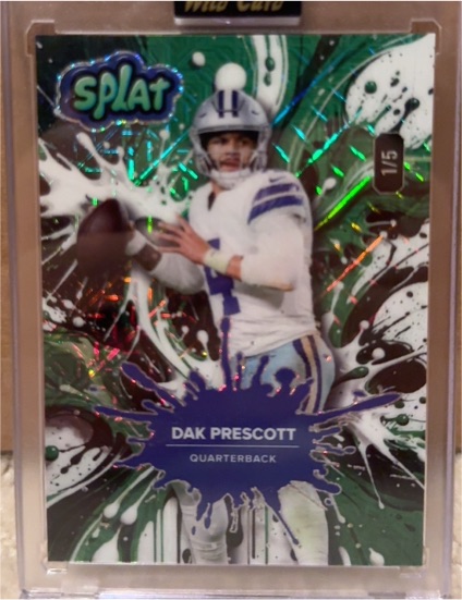 2025 Wild Card Splat #1/5 Dak Prescott — front