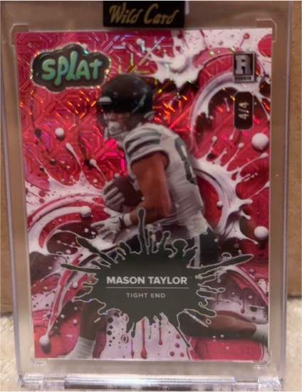 2025 Wild Card Splat #4/4 Mason Taylor — front