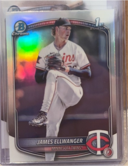 2025 Bowman Chrome #BDC-164 James Ellwanger — front