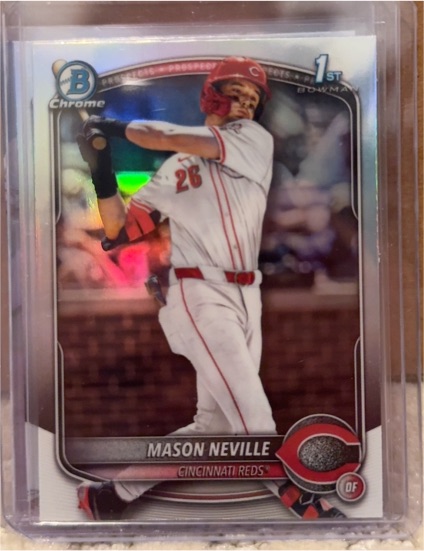 2025 Bowman Draft #BDC-109 Mason Neville Chrome — front