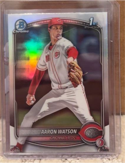 2025 Bowman Draft #BDC-193 Aaron Watson Chrome — front