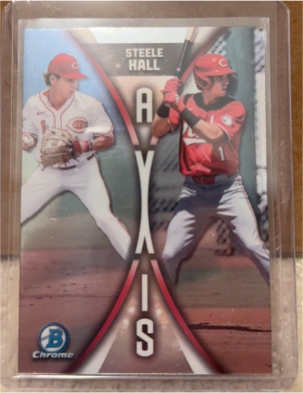 2025 Bowman Draft Chrome #A-3 Steele Hall Axis — front