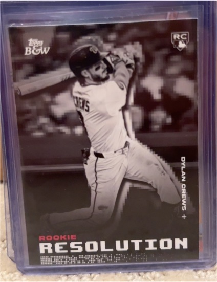 2025 Topps Black & White #RR10 Dylan Crews Rookie Resolution — front