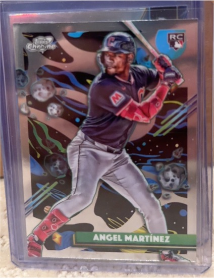 2025 Topps Chrome Cosmic #145 Angel Martínez — front