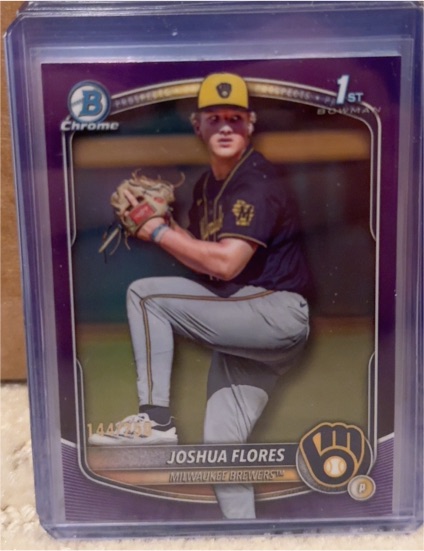 2025 Bowman Draft #BDC-82 Joshua Flores — front