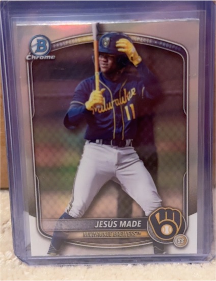 2025 Bowman Chrome #BDC-196 Jesus Made — front