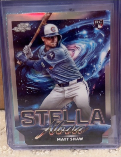 2025 Topps Chrome Cosmic #SN-20 Matt Shaw Stella Nova — front