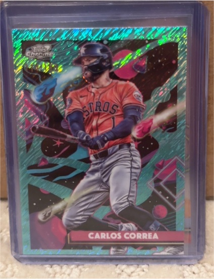 2025 Topps Cosmic Chrome #101 Carlos Correa — front