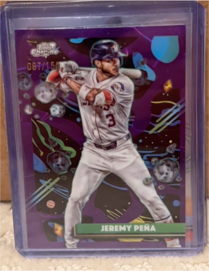 2025 Topps Chrome Cosmic #89 Jeremy Peña — front