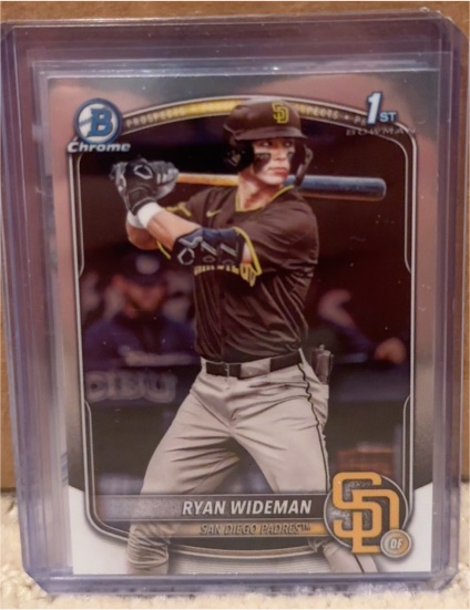 2025 Bowman Chrome #BDC-190 Ryan Wideman — front