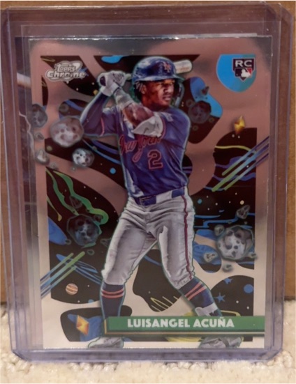 2025 Topps Chrome Cosmic #24 Luisangel Acuna — front