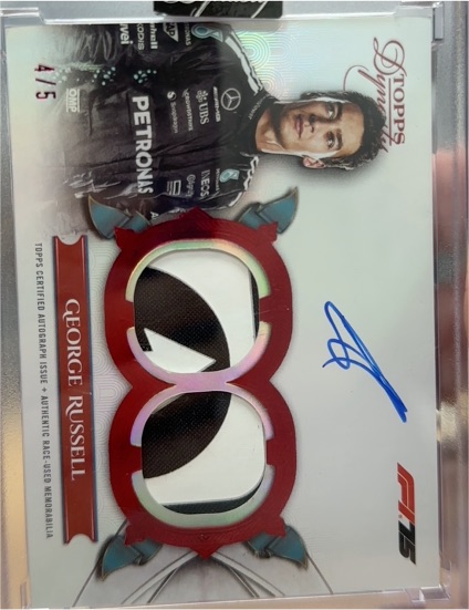 2025 Topps Dynasty F1 #DAP-GER George Russell — front