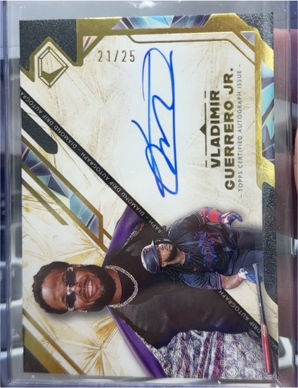 2025 Topps Diamond Icons Diamond Drip Autographs Vladimir Guerrero Jr. #DDA-VGJ — front