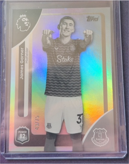 2026 Topps Premier League #137 James Garner — front