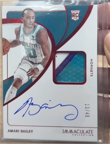2023-24 Panini Immaculate #127 Amari Bailey — front