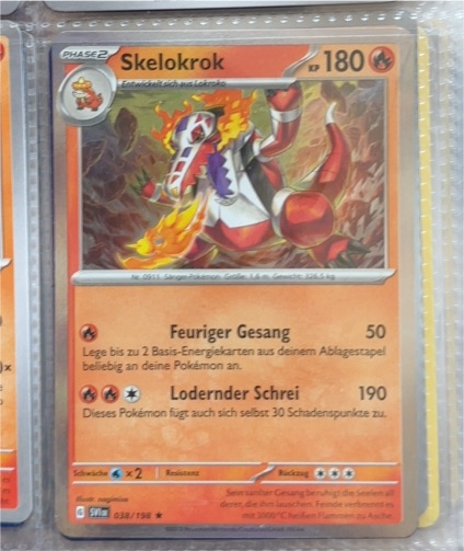 2023 Pokémon Scarlet & Violet #038 Skelokrok — front