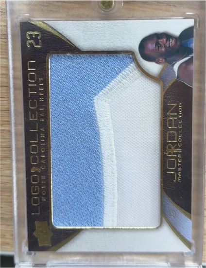 2012 Upper Deck Master Collection #UNC6 Michael Jordan Logo Patch — front