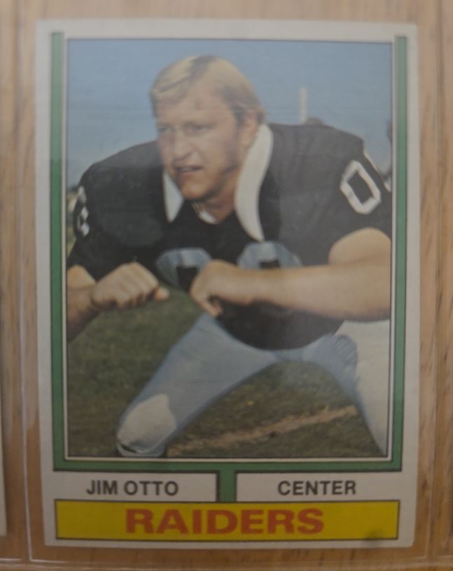 1974 Topps #409 Jim Otto — front