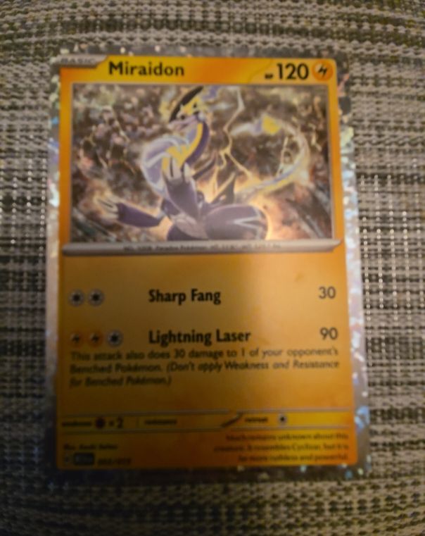 2024 McDonald's Pokémon #003 Miraidon — front