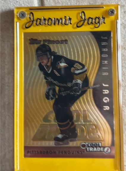 1995-96 Topps Finest #20 Jaromir Jagr Cool Trade — front