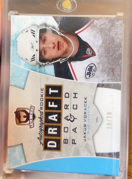 2008-09 Upper Deck The Cup Draft Boards #DB-JV Jakub Voracek — front